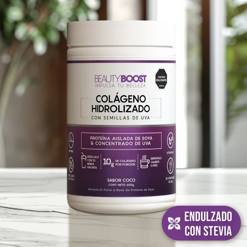 KIT 2 COLÁGENOS HIDROLIZADOS CON RESVERATROL BEAUTY BOOST (EL COLÁGENO DE LAS CELEBRIDADES) - PAGUE 1 LLEVE 2