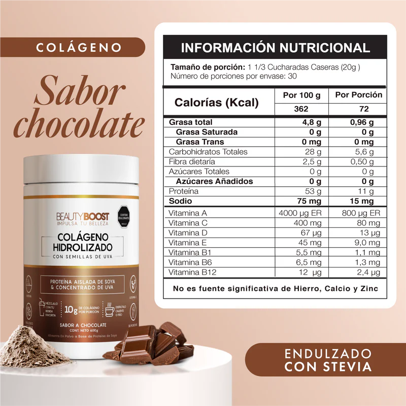 KIT 2 COLÁGENOS HIDROLIZADOS CON RESVERATROL BEAUTY BOOST (EL COLÁGENO DE LAS CELEBRIDADES) - PAGUE 1 LLEVE 2