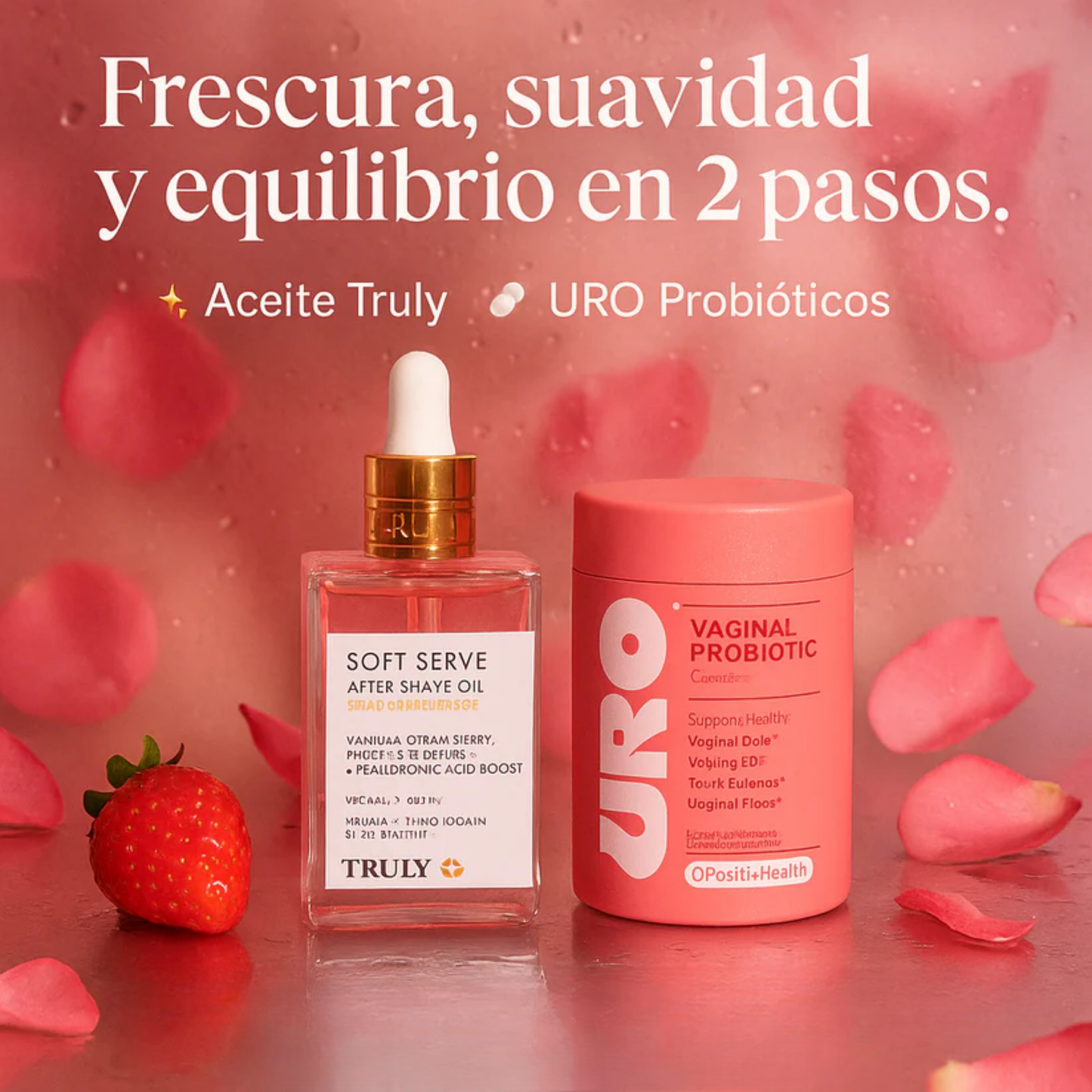 URO PROBIÓTICOS VAGINALES + ACEITE TRULY COMBO ORIGINAL IMPORTADO || CUIDADO COMPLETO PARA TU ZONA ÍNTIMA